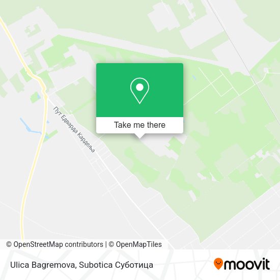 Ulica Bagremova map