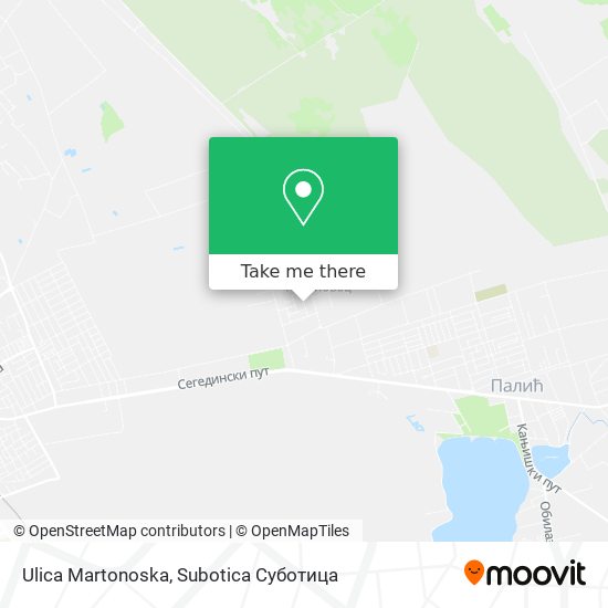 Ulica Martonoska map