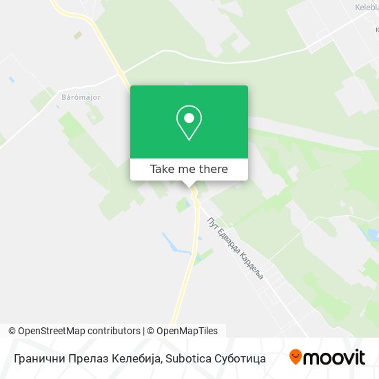 Гранични Прелаз Келебија map