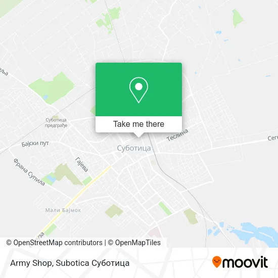 Army Shop map
