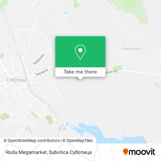 Roda Megamarket map