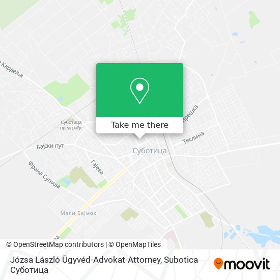 Józsa László Ügyvéd-Advokat-Attorney map