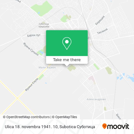 Ulica 18. novembra 1941. 10 map