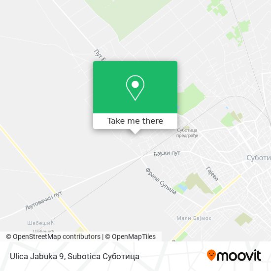 Ulica Jabuka 9 map