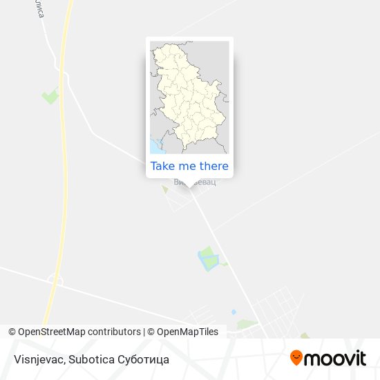 Visnjevac map