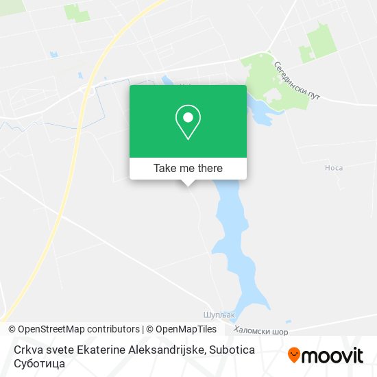 Crkva svete Ekaterine Aleksandrijske map