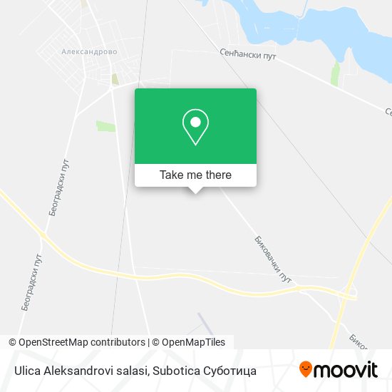 Ulica Aleksandrovi salasi map