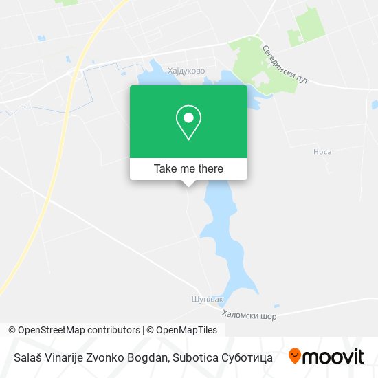 Salaš Vinarije Zvonko Bogdan map
