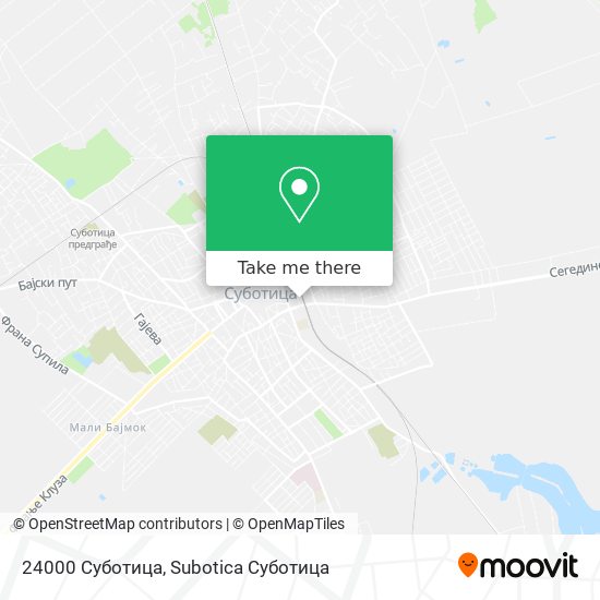 24000 Суботица map