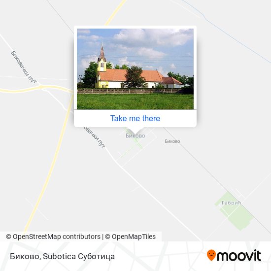 Биково map