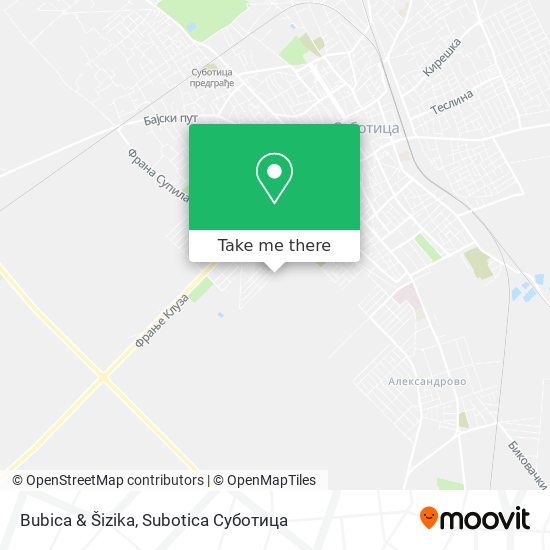 Bubica & Šizika map