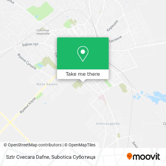 Sztr Cvecara Dafne map