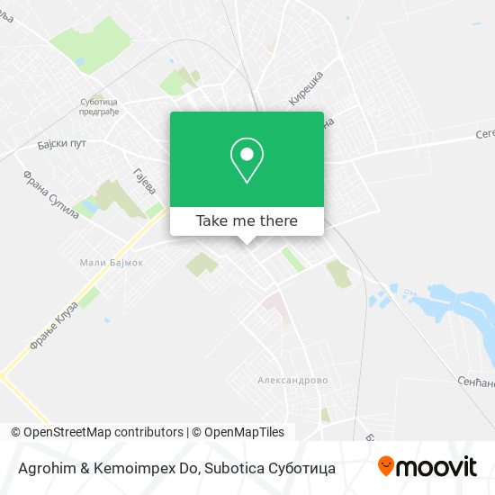 Agrohim & Kemoimpex Do map