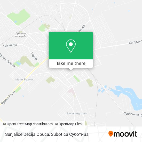 Sunjalice Decija Obuca map
