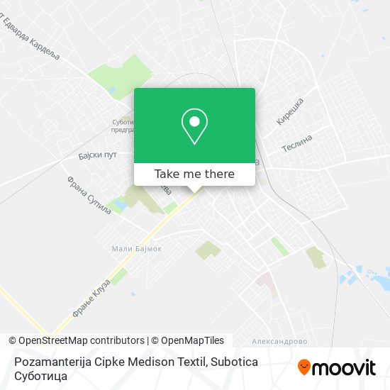 Pozamanterija Cipke Medison Textil map