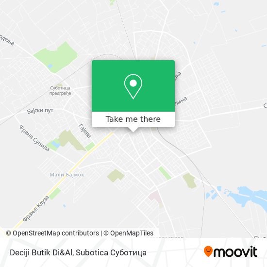 Deciji Butik Di&Al map