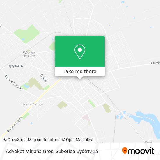Advokat Mirjana Gros map