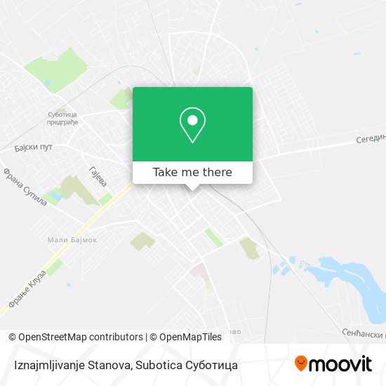 Iznajmljivanje Stanova map