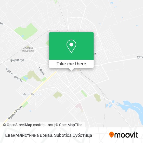 Евангелистичка црква map