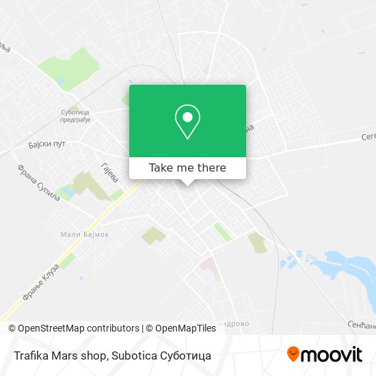 Trafika Mars shop map