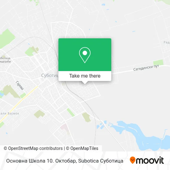 Основна Школа 10. Октобар map