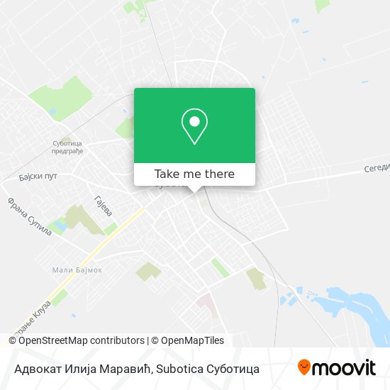 Адвокат Илија Маравић map