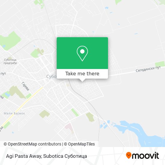Agi Pasta Away map