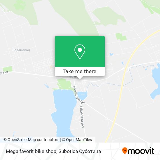 Mega favorit bike shop map