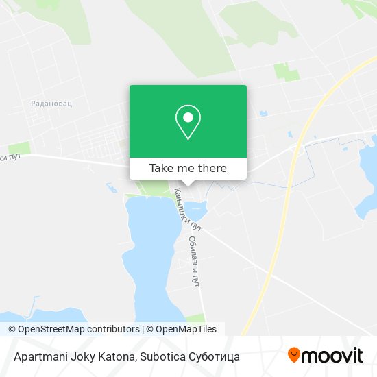Apartmani Joky Katona map