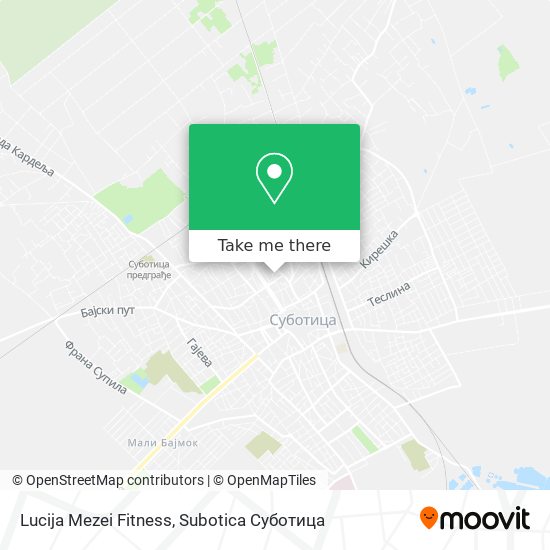 Lucija Mezei Fitness map