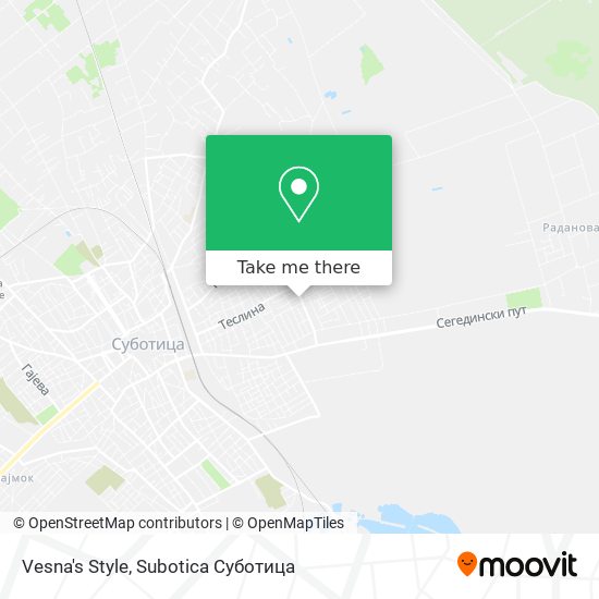 Vesna's Style map