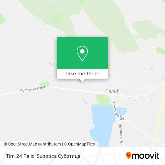 Tim-24 Palic map
