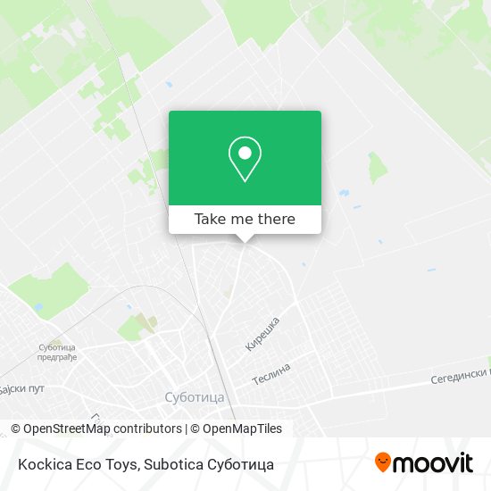 Kockica Eco Toys map