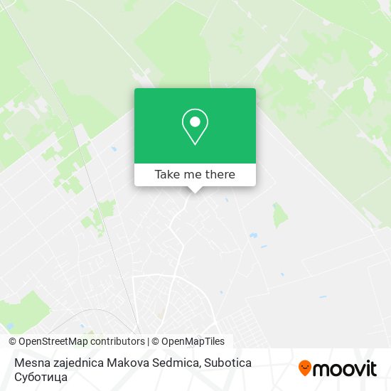 Mesna zajednica Makova Sedmica map