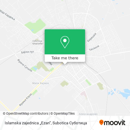 Islamska zajednica „Ezan“ map