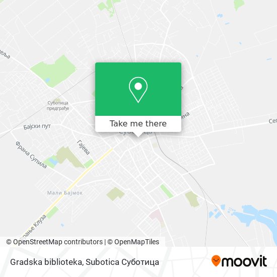 Gradska biblioteka map