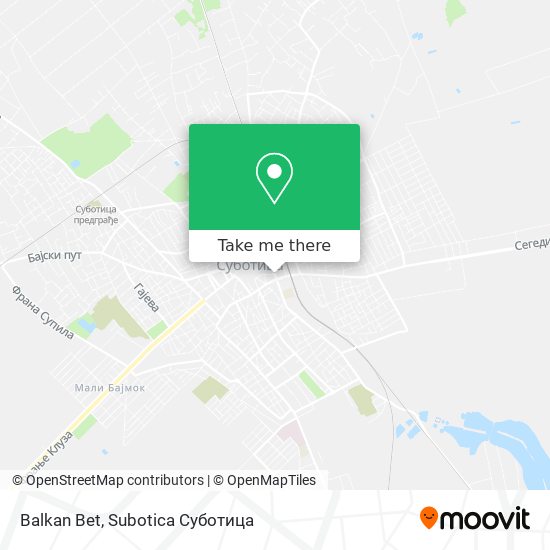 Balkan Bet map