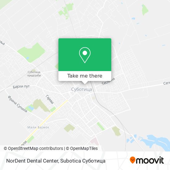 NorDent Dental Center map
