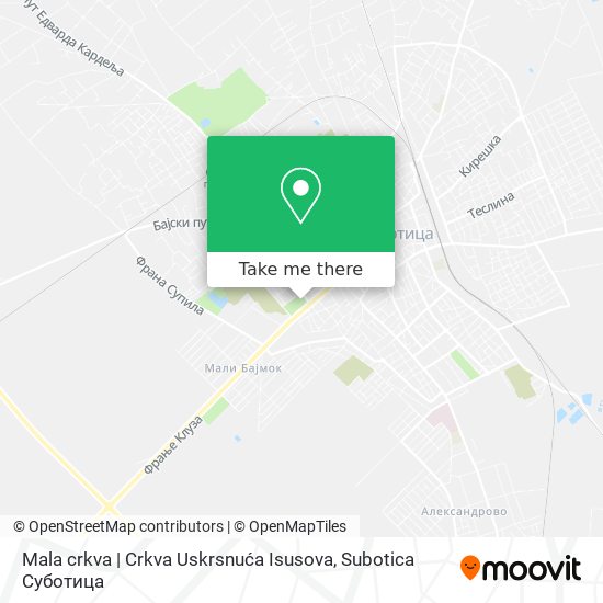 Mala crkva  | Crkva Uskrsnuća Isusova map