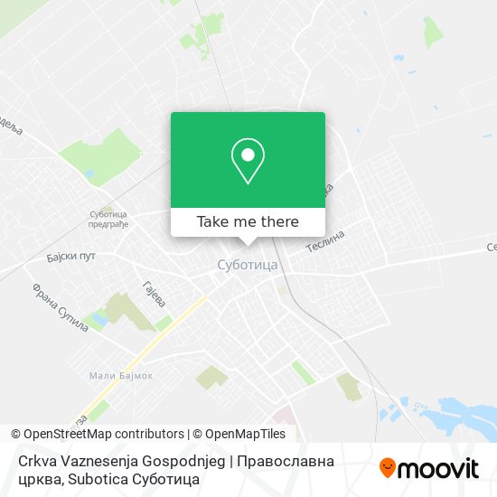 Crkva Vaznesenja Gospodnjeg | Православна црква map