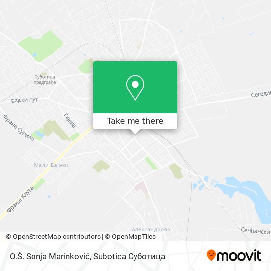 O.Š.  Sonja Marinković map