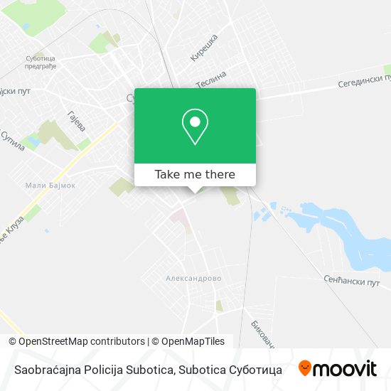 Saobraćajna Policija Subotica map