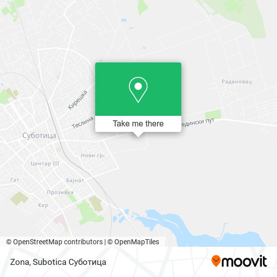 Zona map