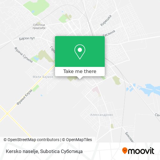 Kersko naselje map