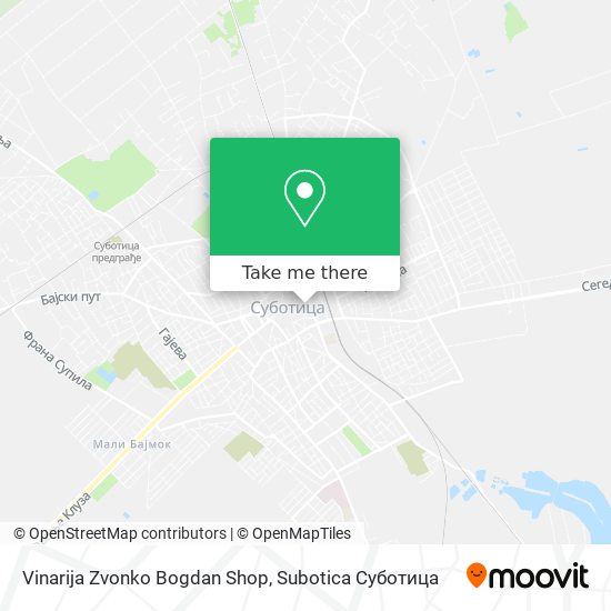 Vinarija Zvonko Bogdan Shop map
