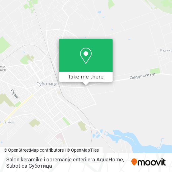 Salon keramike i opremanje enterijera AquaHome map