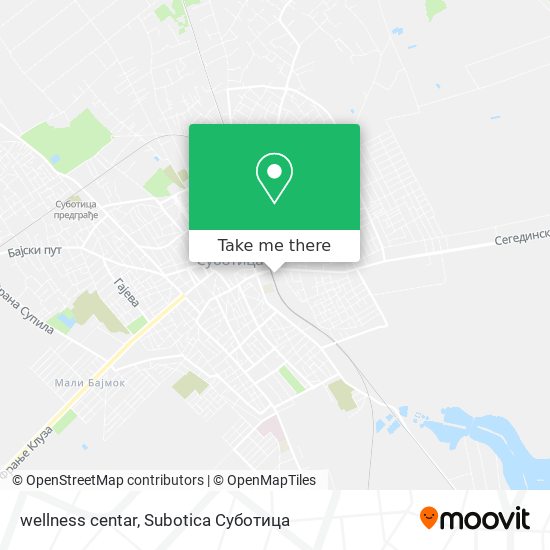 wellness centar map