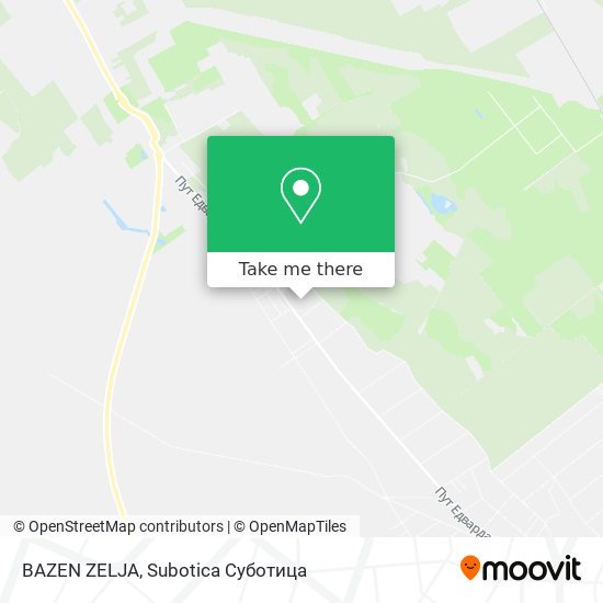 BAZEN ZELJA map