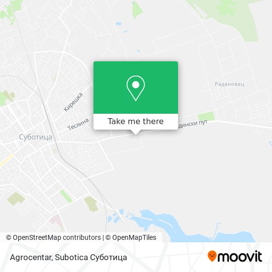 Agrocentar map
