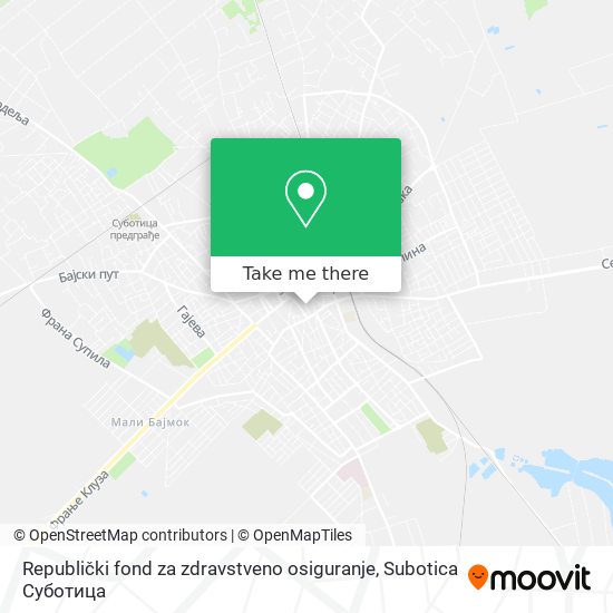 Republički fond za zdravstveno osiguranje map